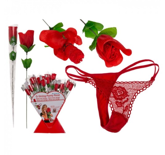 Rose with red G- string